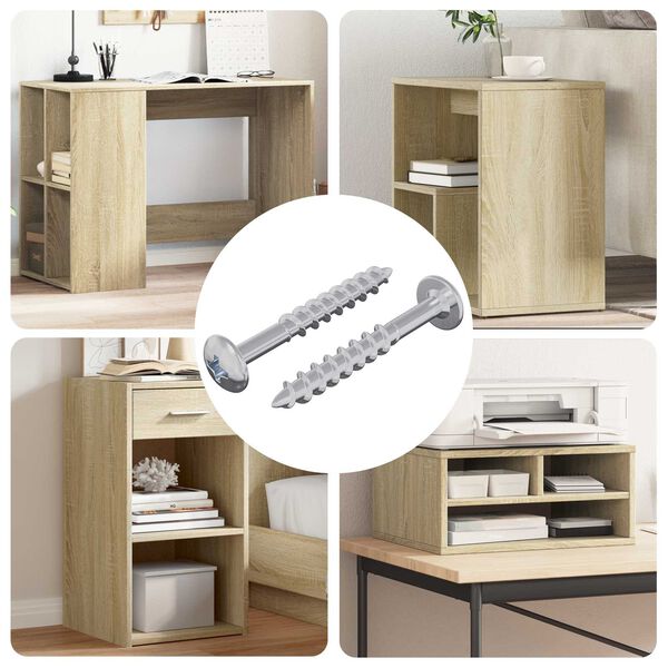 vidaXL Śruba 2 pcs Srebrny 9,8 x 35 mm Żelazo