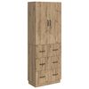 vidaXL Zestaw szafek 2 szt. 66 x 34,5 x 87 cm Drewno inżynieryjne