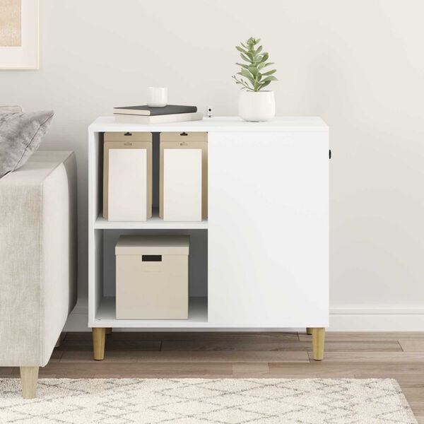 vidaXL Koty Dom Biały 72 x 42.5 x 70 cm Materiał drewnopochodny