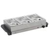 vidaXL Bemar ze stali nierdzewnej, 200 W, 3 x 1,5 L