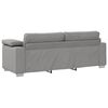 vidaXL Sofa 3 pcs Szary chmur 219 x 80 x 82 cm Tkanina lniana