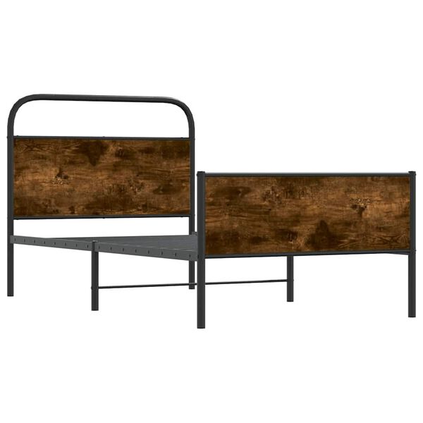 vidaXL Ł&oacute;żko bez materaca, 90x190 cm, dąb sonoma