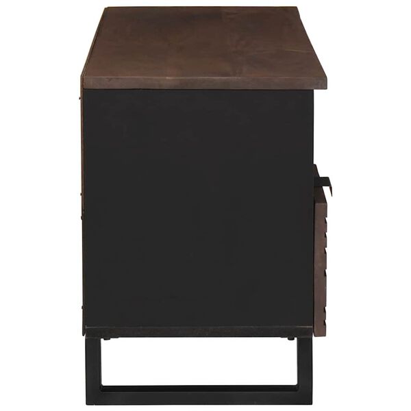 vidaXL Jednostki telewizyjne z szufladą orzech włoski 100 x 33 x 46 cm