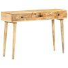 vidaXL Stolik konsola, 115x35x76 cm, lite drewno mango