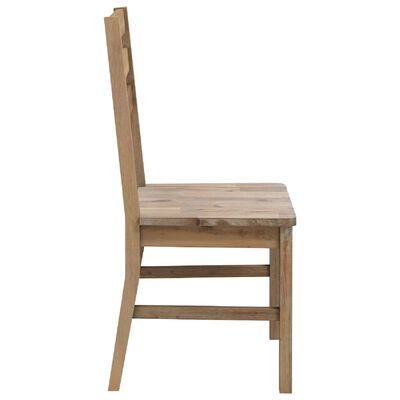 vidaXL Krzesła jadalniane, 4 szt., lite drewno akacjowe