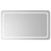 vidaXL Lustro łazienkowe LED przezroczysty 100 x 60 cm szkło hartowane
