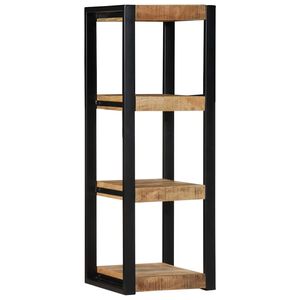vidaXL P&oacute;łka ścienna 35x35x100 cm lite drewno surowe mango