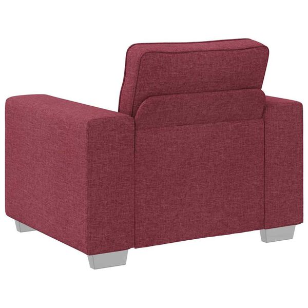 vidaXL Sofa Czerwone wino 100 x 80 x 82 cm tkanina