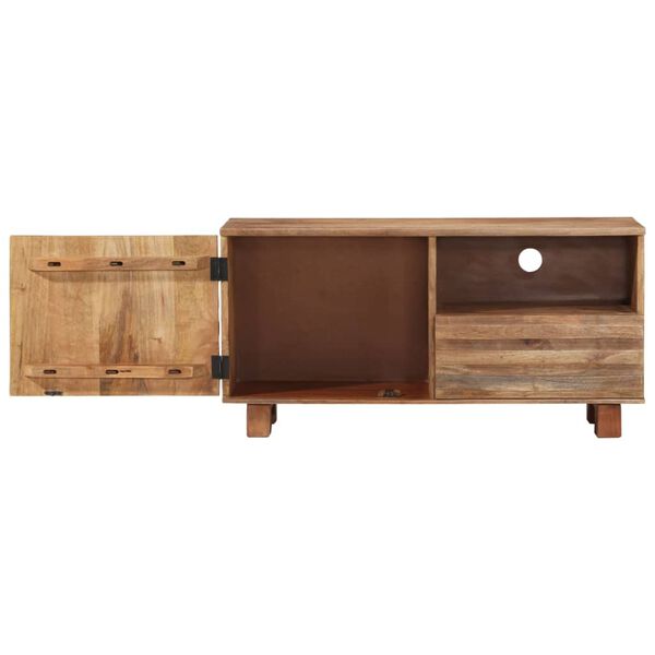vidaXL Szafka pod TV, 90x30x45 cm, lite drewno mango