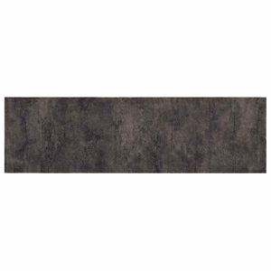 vidaXL Dywan kuchenny czarny beton 150 x 45 cm 100% poliamid