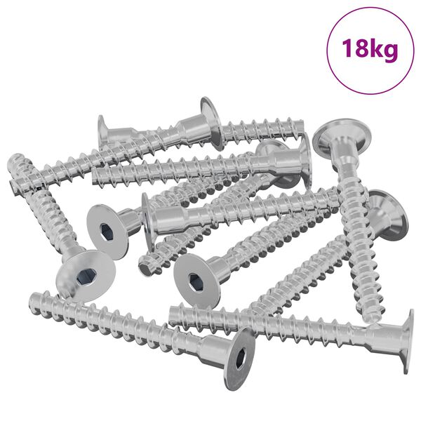 vidaXL Śruba 5143 pcs Powlekana cynkiem 5 x 40 mm Żelazo