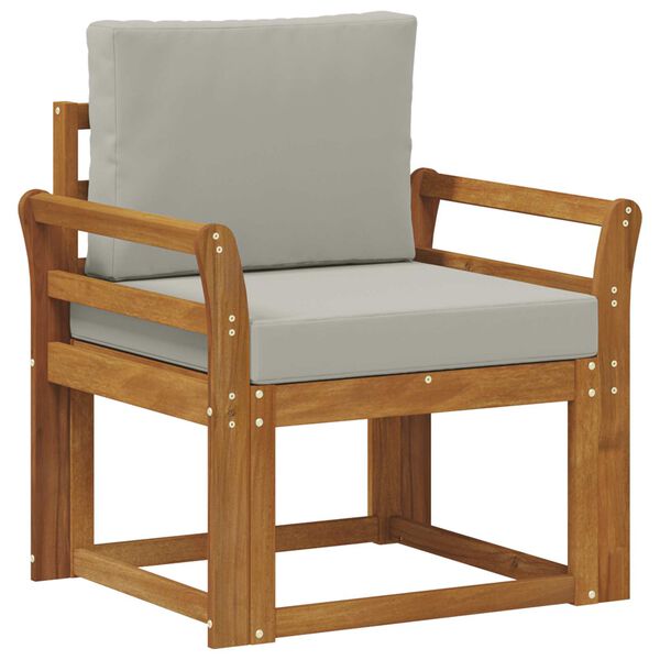 vidaXL Sofa na zewnątrz Lite drewno akacjowe i poliester