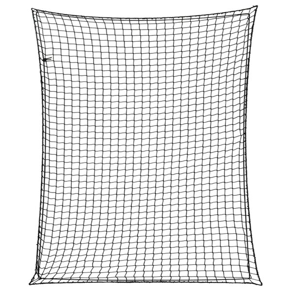 vidaXL Siatka na przyczepę, z elastyczną linką, czarna, 3x2,5 m, PP