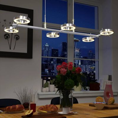 Lampa sufitowa LED z 6 obrotowymi lampkami