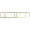 vidaXL Klatka dla drobiu, 1,5x9x1,5 m, impregnowane drewno sosnowe