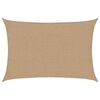 vidaXL Żagiel przeciwsłoneczny, 160 g/m&sup2;, taupe, 2x2,5 m, HDPE