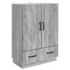 vidaXL Bufet Szary Sonoma 66 x 34,5 x 92 cm Drewno inżynieryjne