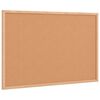 vidaXL Tablica korkowa z ramą z litego drewna sosnowego 60x40 cm