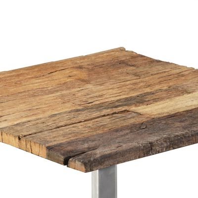 vidaXL Stolik kawowy, lite drewno z odzysku, 55 x 55 x 40 cm