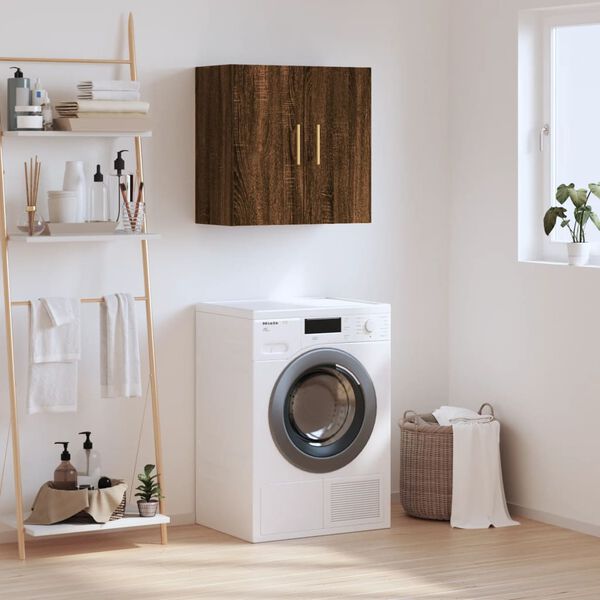 vidaXL Szafka wisząca, brązowy dąb, 60x31x60 cm