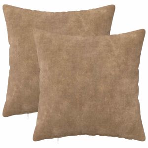 vidaXL Poszewka na poduszkę 2 pcs HEERLEN Ciemnoszary 30 x 30 cm