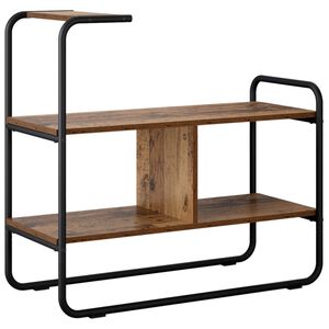 vidaXL Konsola Stare drewno 80 x 35 x 75 cm Drewno inżynieryjne