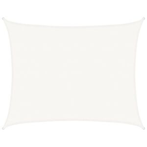 vidaXL Żagiel przeciwsłoneczny, 160 g/m&sup2;, biały, 6x8 m, HDPE