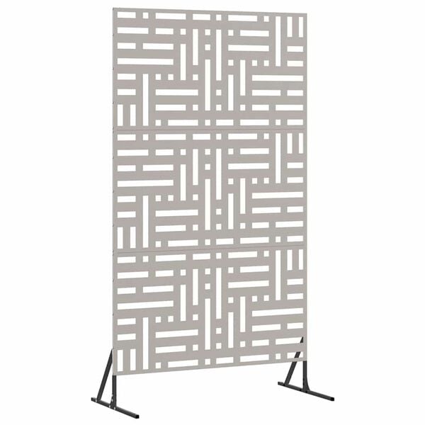 vidaXL Ekran prywatności Szary 100 x 50 x 180 cm