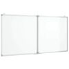 vidaXL Tablica magnetyczna, składana, 120x60x1,7 cm, aluminiowa