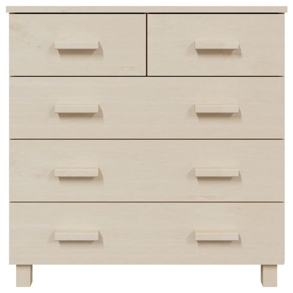 vidaXL Komoda HAMAR, miodowy brąz, 79x40x80 cm, drewno sosnowe