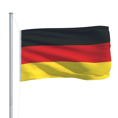 vidaXL Flaga Niemiec, 90x150 cm