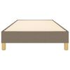 vidaXL Ł&oacute;żko kontynentalne Taupe 90x190 cm Tkanina
