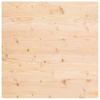 vidaXL Blat stołu, 70x70x2,5 cm, lite drewno sosnowe, kwadratowy