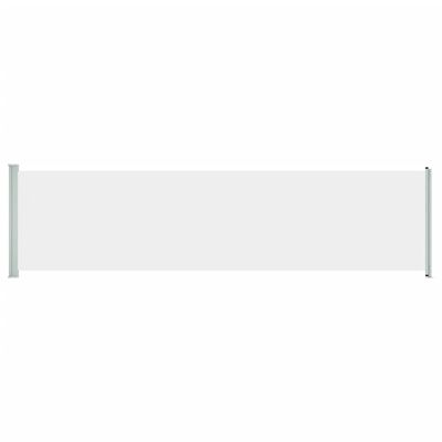 vidaXL Wysuwana markiza boczna na taras, 600 x 160 cm, kremowa