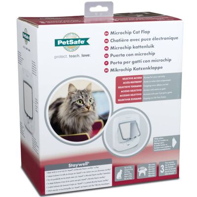 PetSafe Drzwiczki dla kota z mikrochipem, białe, PPA19-16145