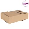 vidaXL Pudełko składane 50 pcs Naturalny 40 x 30 x 10 cm Tektura