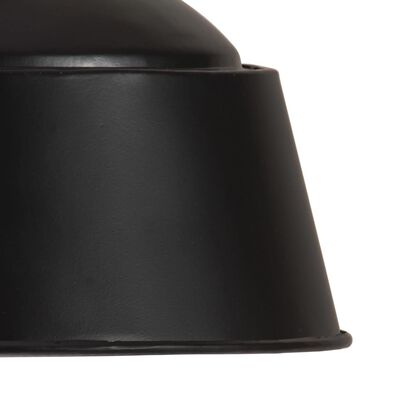 vidaXL Industrialna lampa wisząca, 32 cm, czarna, E27