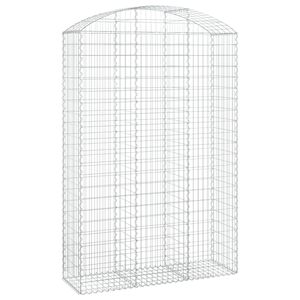 vidaXL Łukowaty kosz gabionowy 150x50x220/240 cm, galwanizowane żelazo