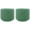 vidaXL Sznur bawełniany 2 szt. 2 mm 100 m zielony 100% bawełna