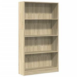 vidaXL Regał, dąb sonoma, 80x24x143 cm, materiał drewnopochodny