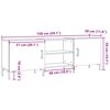 vidaXL Szafka TV, stare drewno, 150x30x50 cm, materiał drewnopochodny