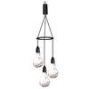 Luxform Lampa wisząca LED Apollo, na baterie, 3 krople