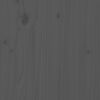 vidaXL Donica, szara, 80x80x27 cm, lite drewno sosnowe