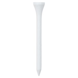 vidaXL Kołki tee do golfa, 1000 szt., białe, 83 mm, bambusowe