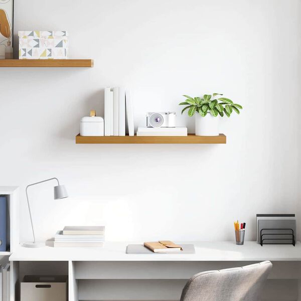 vidaXL P&oacute;łka ścienna Beżowy 80 x 23,5 x 4 cm Materiał drewnopochodny