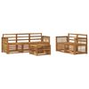 vidaXL Zestawy sof 6 pcs Lite Drewno Akacji