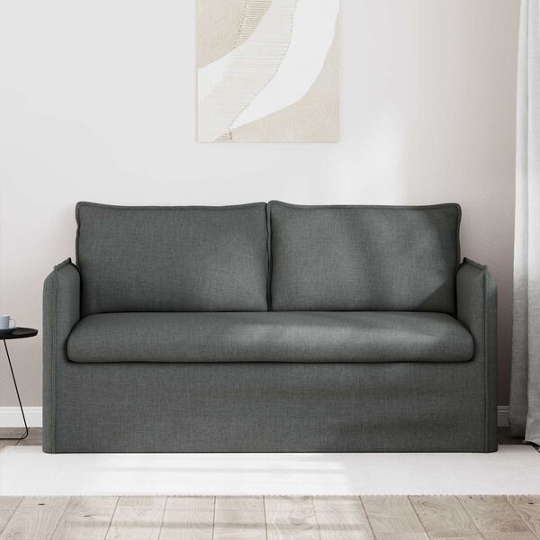 vidaXL Sofa Ciemnoszary