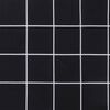 vidaXL Poduszki na ławkę ogrodową, 2 szt., czarne w kratę, 120x50x7 cm