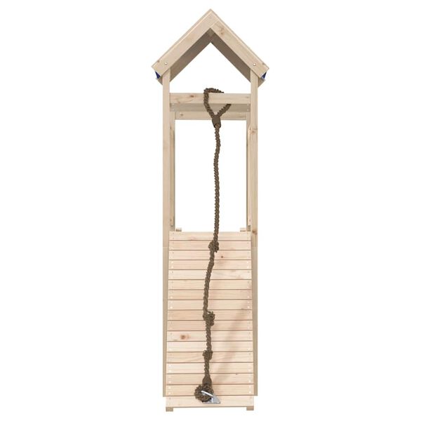 vidaXL Plac zabaw do ogrodu, lite drewno sosnowe