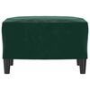 vidaXL Podn&oacute;żek, ciemnozielony, 60x50x41 cm, aksamit